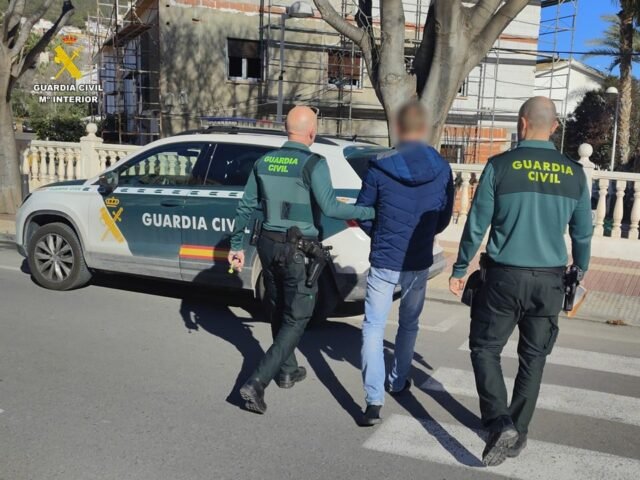 Moldavan arrestado por una serie de robos forzados en Calpe
