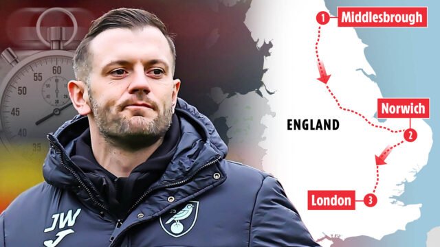 Jack Wilshere en carrera contra el tiempo mientras enfrenta un gran viaje de 350 millas desde el debut gerencial hasta el maratón de Londres
