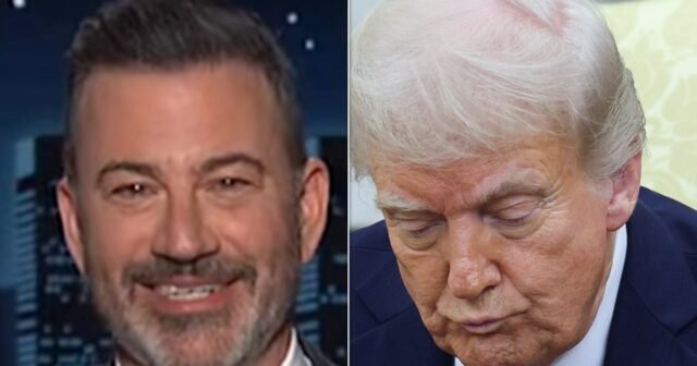 Jimmy Kimmel ve el incómodo Jeffrey Epstein de Trump recordatorio
