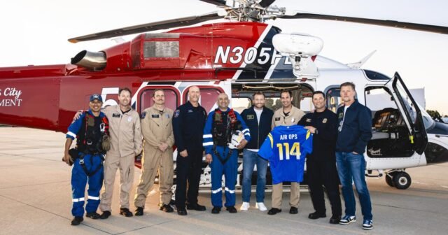La sede del Draft de la NFL de Rams estará en LA Fire Air Operations
