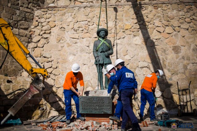 Última estatua del general Franco eliminada en España ⋆ Madrid Metropolitan
