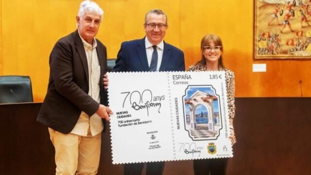 Benidorm celebra su 700 cumpleaños hoy con un regalo del servicio postal de España
