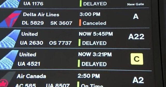 El aeropuerto de Newark Liberty sufre la tercera interrupción del sistema en menos de 2 semanas, impactando cientos de vuelos
