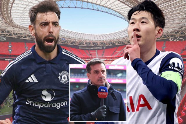 Gary Neville revela que el choque combinado Man Utd y Spurs Xi le da 'sentimiento enfermizo' en la final de la Europa League
