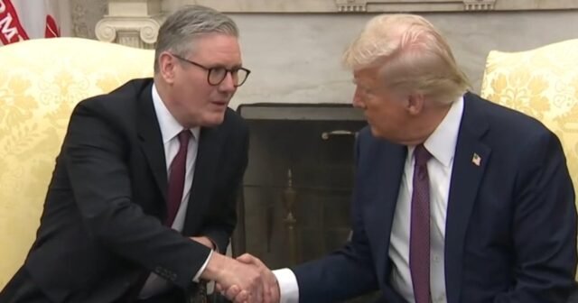 Mira Live: Trump revelando el acuerdo comercial con el Reino Unido, primer acuerdo desde el anuncio de tarifa
