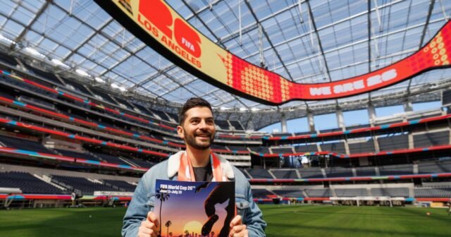 Artista francés Vea su cartel de la Copa Mundial como una carta de amor a LA
