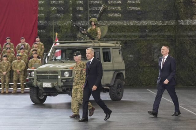 El primer ministro dice que Canadá alcanzará el 2% de la marca de gasto de defensa del PIB este año
