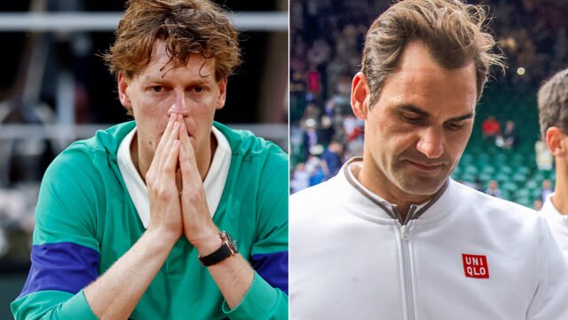 Jannik Sinner sufre 'Roger Federer Curse' en French Open Final ya que el infame gesto se repite seis años en
