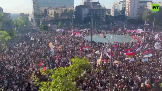 Las protestas masivas anti-Govt alcanzan la capital de Serbia (Video)-RT World News
