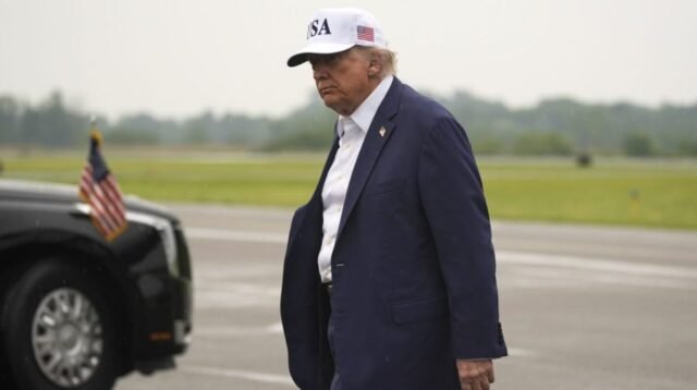 Trump señala que ha terminado con almizcle
