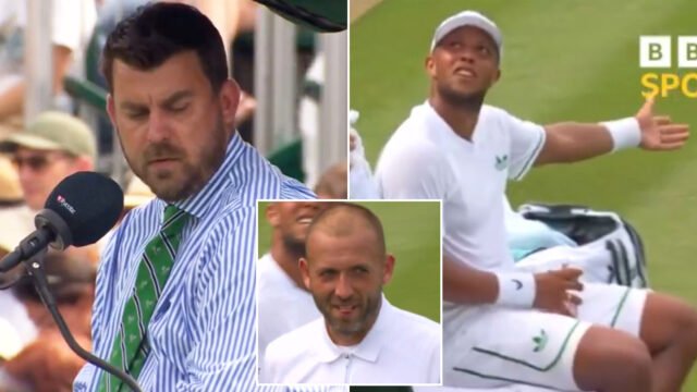 'No notas nada' - Estrellas de Brit Wimbledon atrapadas en una disputa furiosa en la televisión en vivo sobre las artes oscuras
