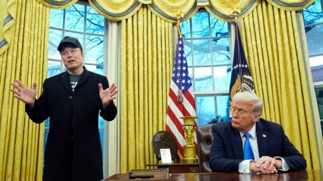 Trump niega querer 'destruir' las compañías de Musk
