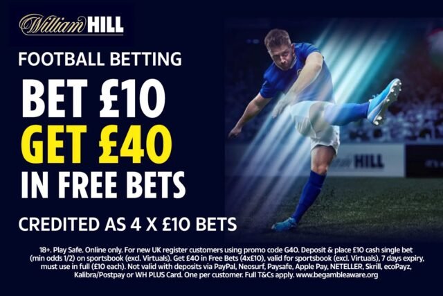 Chelsea vs Crystal Palace: Obtenga £ 40 en fútbol apuestas y bonos gratis con William Hill
