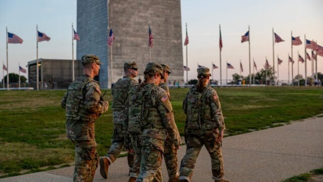 Los estados se mudan para enviar cientos de miembros de la Guardia Nacional a Washington

