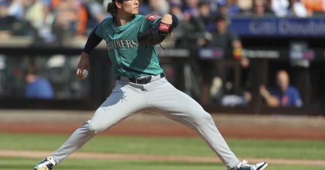 Los murciélagos de los Marineros se mantienen callados una vez más en pérdida ante los Mets, el novato Nolan McLean
