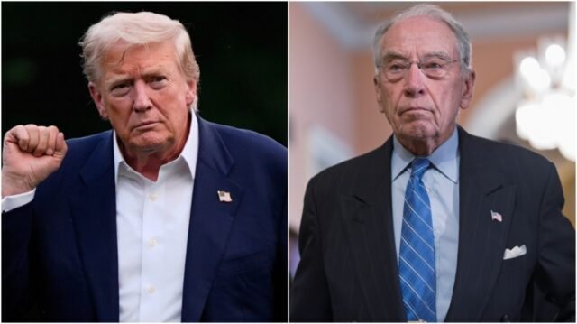 Trump busca aumentar la presión sobre Grassley sobre la controversia del 'deslizamiento azul'
