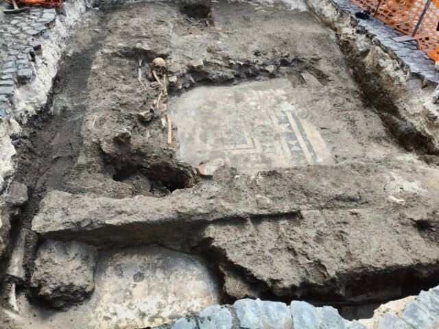Mosaico romano encontrado durante Tivoli - The History Blog
