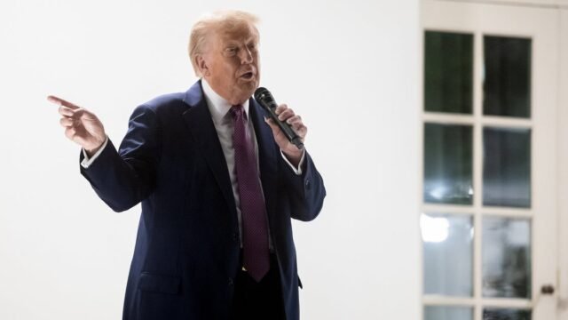Trump comparte una historia extraña sobre Bill durante la cena del jardín de rosas
