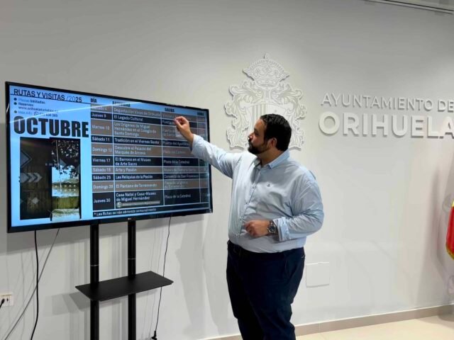 Turismo en Orihuela este octubre: Miguel Hernández, Semana Santa y excursiones en el campo
