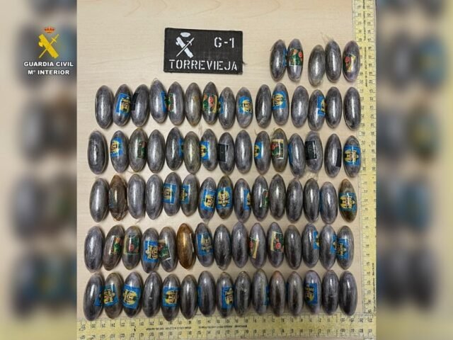 Dos hombres detenidos en una redada de hachís en Torrevieja
