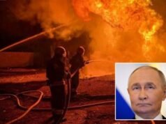 Ucrania lanza un gran bombardeo contra un puerto ruso con lanzadores de misiles y depósito de petróleo Ucrania lanza un gran bombardeo contra un puerto ruso con lanzadores de misiles y depósito de petróleo