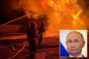 newspress-collage-74l52pjui-1762966306587.jpg Ucrania lanza un gran bombardeo contra un puerto ruso con lanzadores de misiles y depósito de petróleo