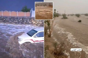 newspress-collage-qp7n7bdbl-1762943168320.jpg Momento humillante en el que el nuevo robot humanoide ruso se desploma en el escenario después de tambalearse unos pocos pasos en su gran inauguración